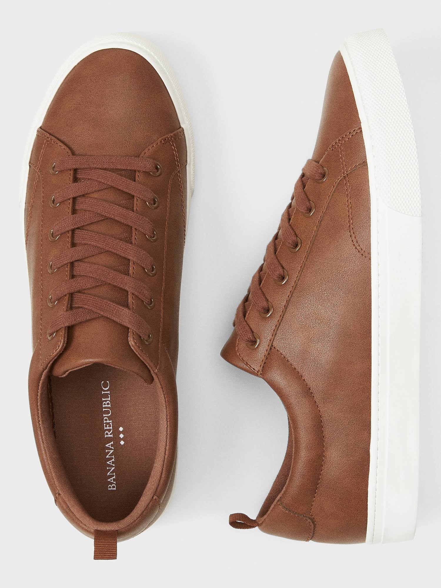 Banana Republic Factory Men's Sneaker Cognac Regular Size 9