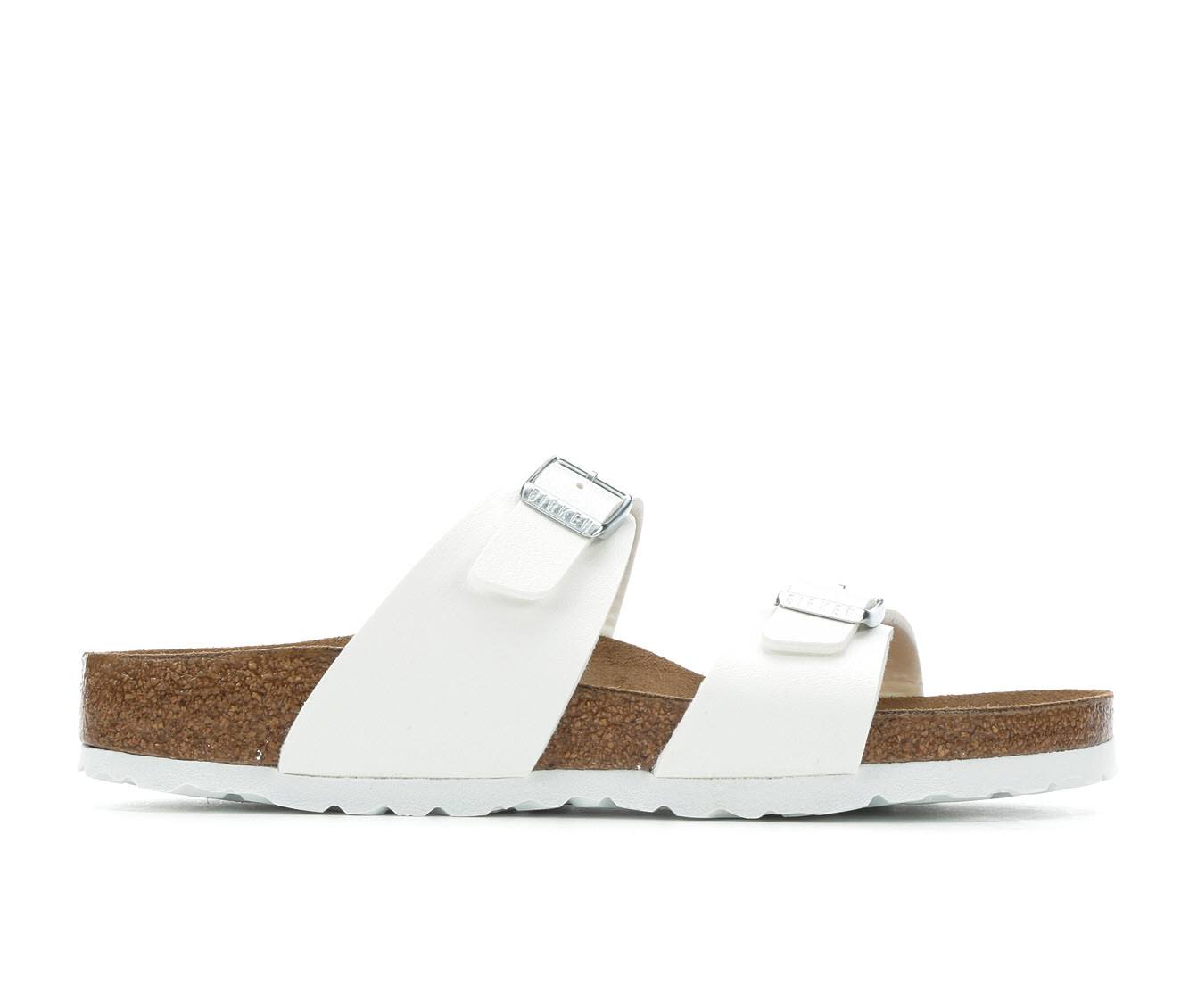 Birkenstock Women's Sydney Footbed Sandals (White) - Size 11.0 M