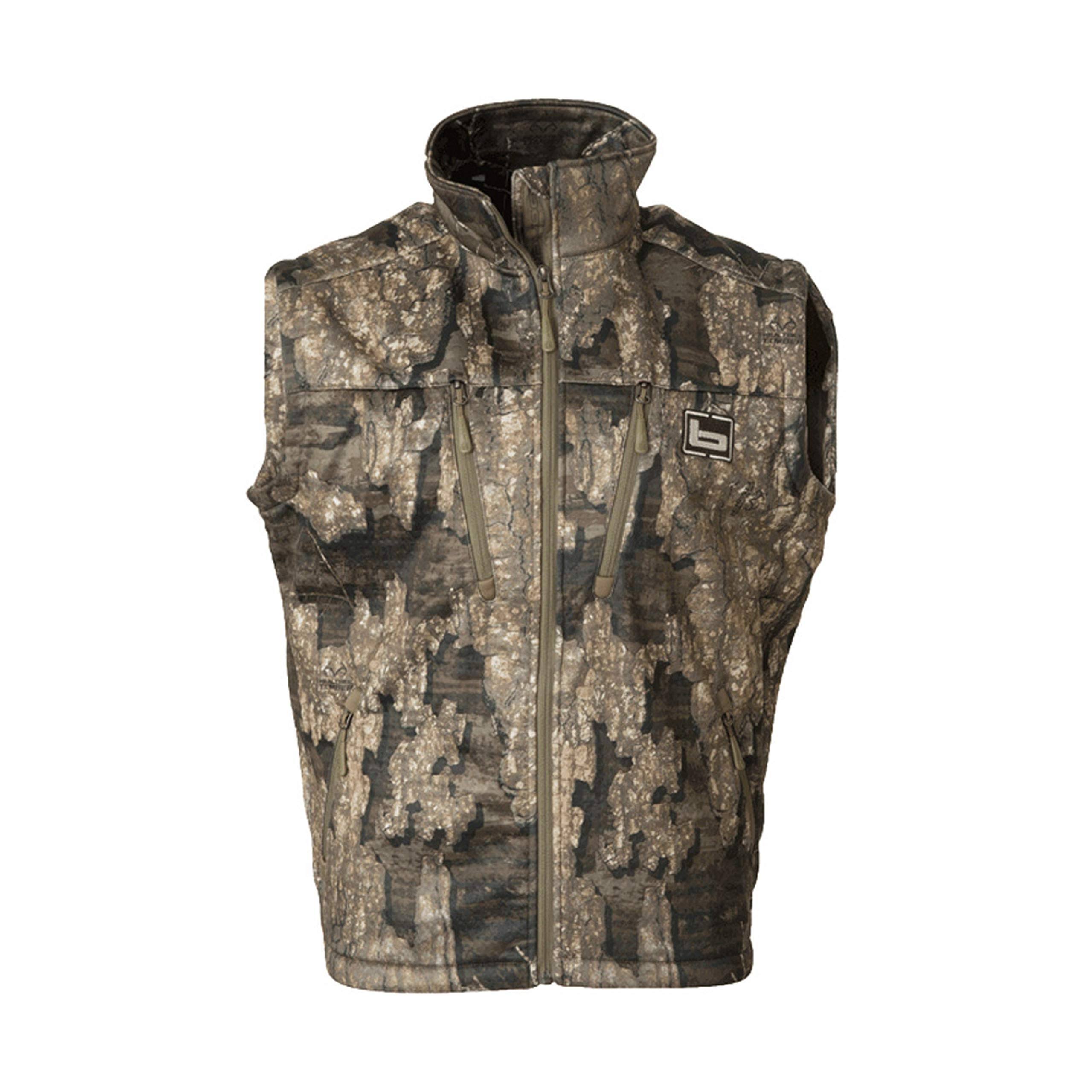 Banded Mid Layer Fleece Vest, Mens, Realtree Timber, Medium