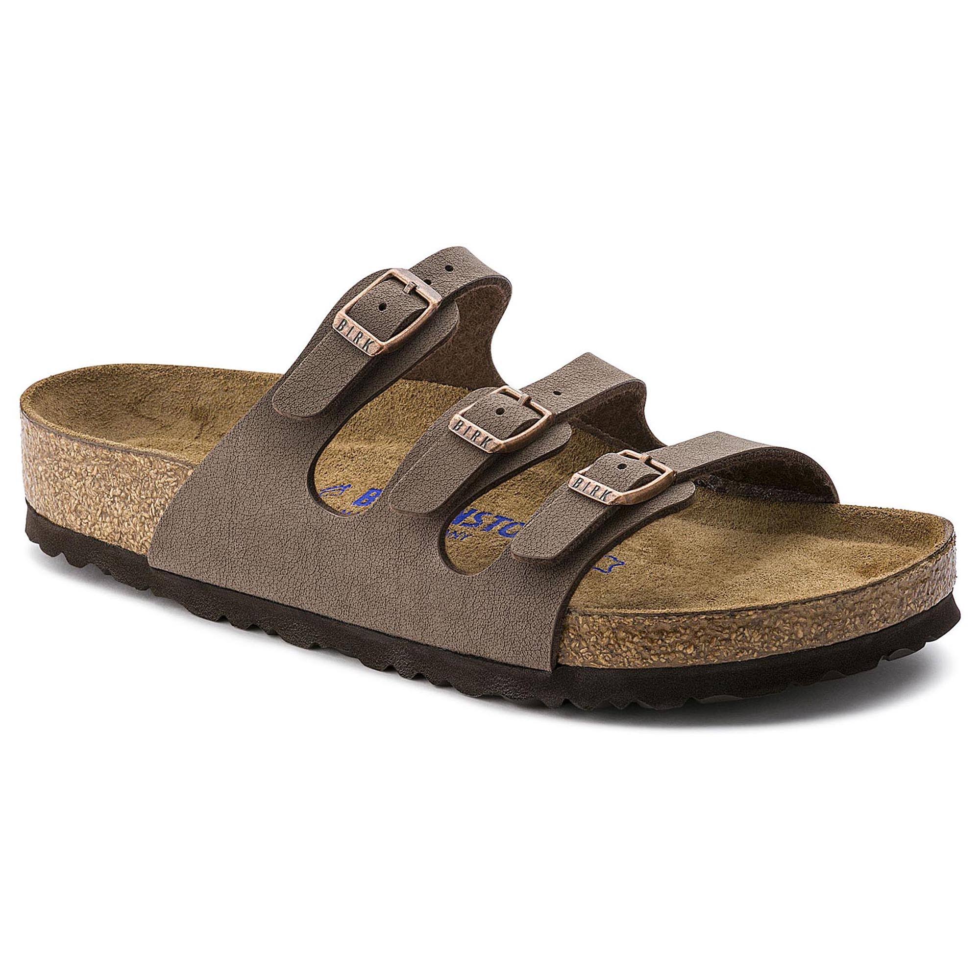 Birkenstock Women's Florida Soft Footbed Sandals, Size: 7.0, Brown