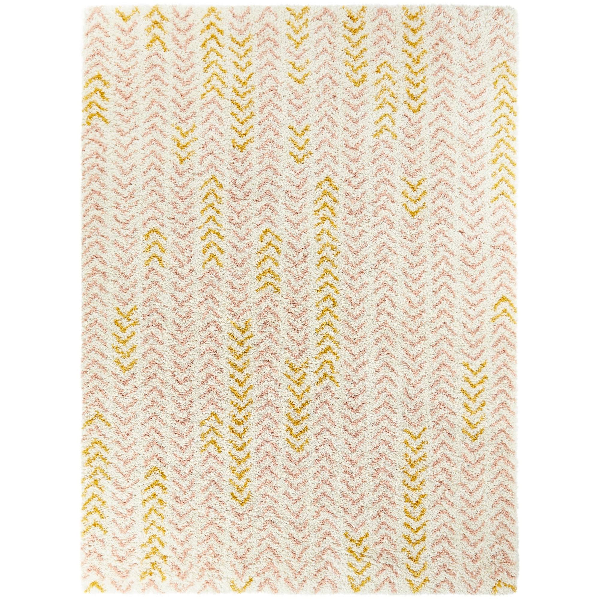 BALTA Elena Pink 8 ft. x 10 ft. Arrow Transitional Area Rug