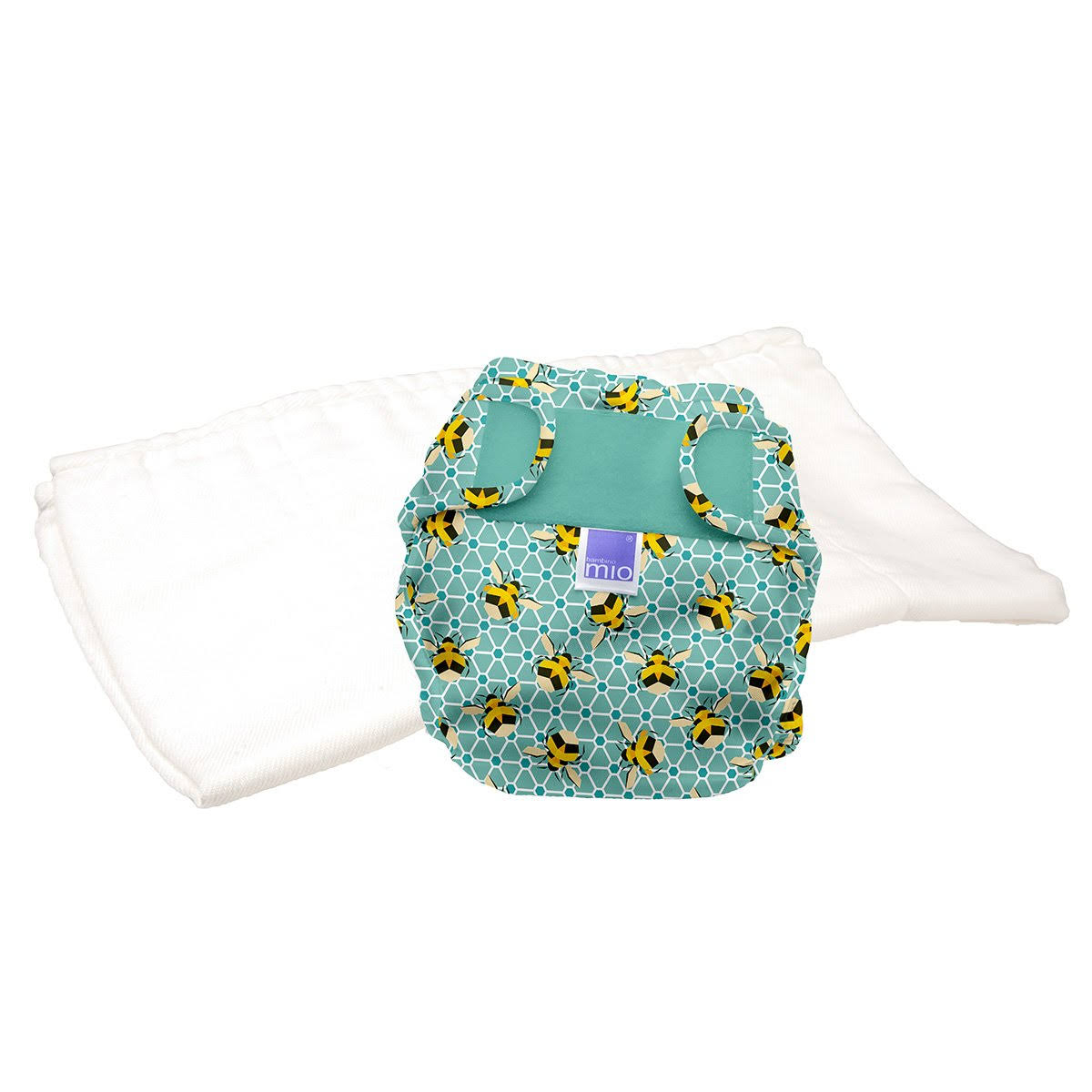 Bambino Mio mioduo Two-Piece Cloth Diaper, Bumble / Size One