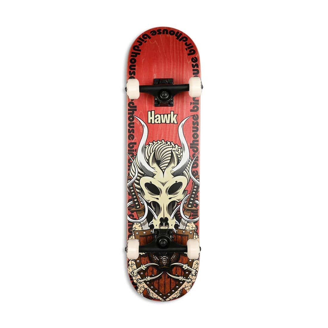 Birdhouse Stage 3 Hawk Gladiator 8.125x22 Complete Skateboard - Red