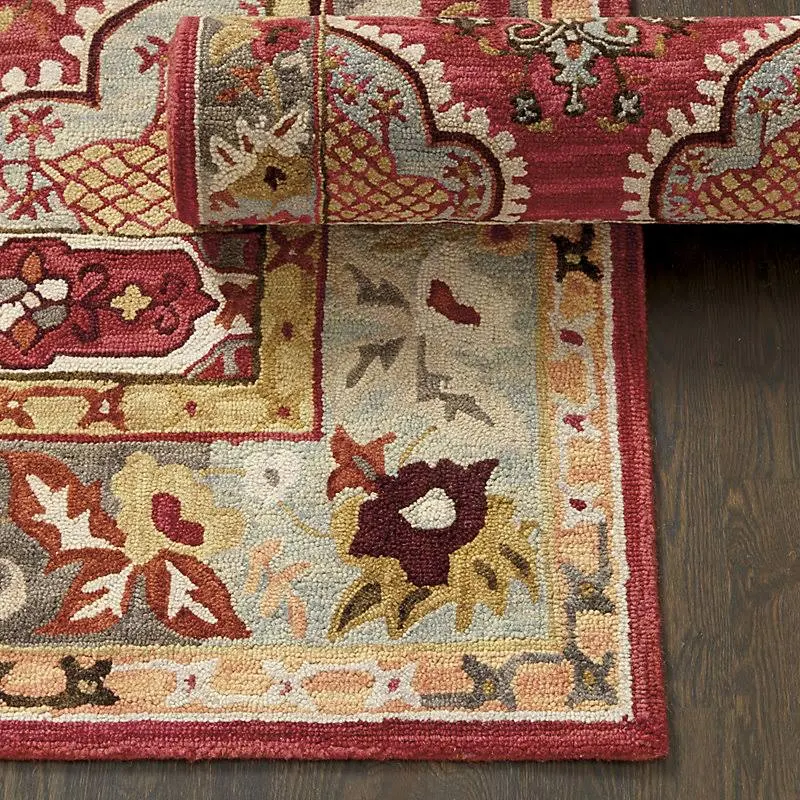 Lewis Hand Hooked Rug Rose 2& x 3& - Ballard Designs