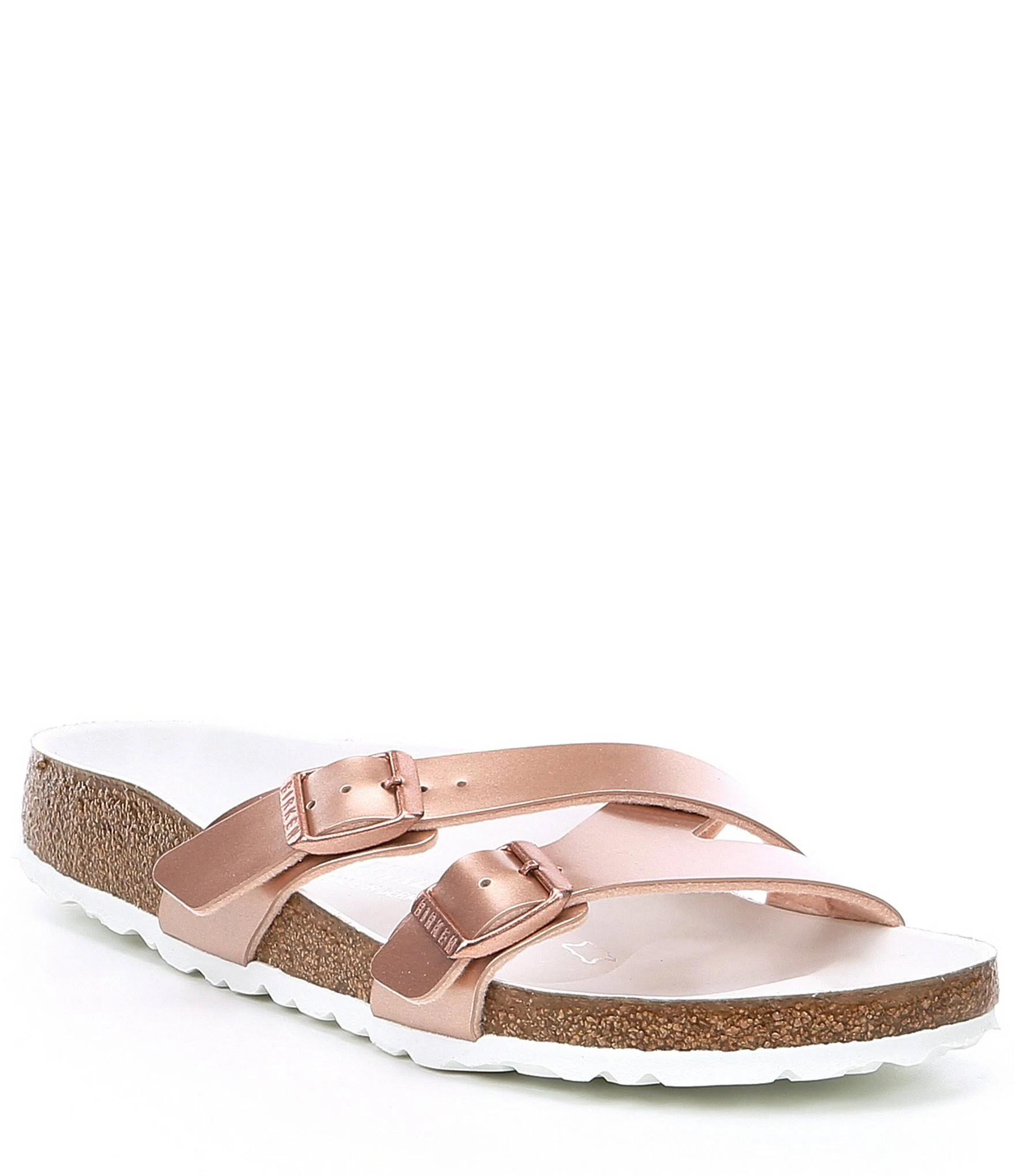 Birkenstock Women's Yao Lux Birko-Flor Metallic Copper