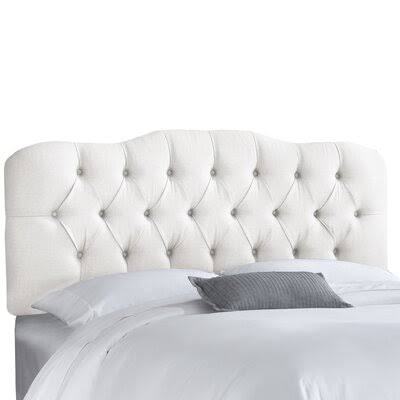 Michaela Upholstered Panel Headboard Size: California King, Upholstery: White
