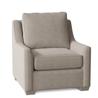 Birch Lane Godwin 33x22 Wide Armchair Body Fabric: Amigo Dove