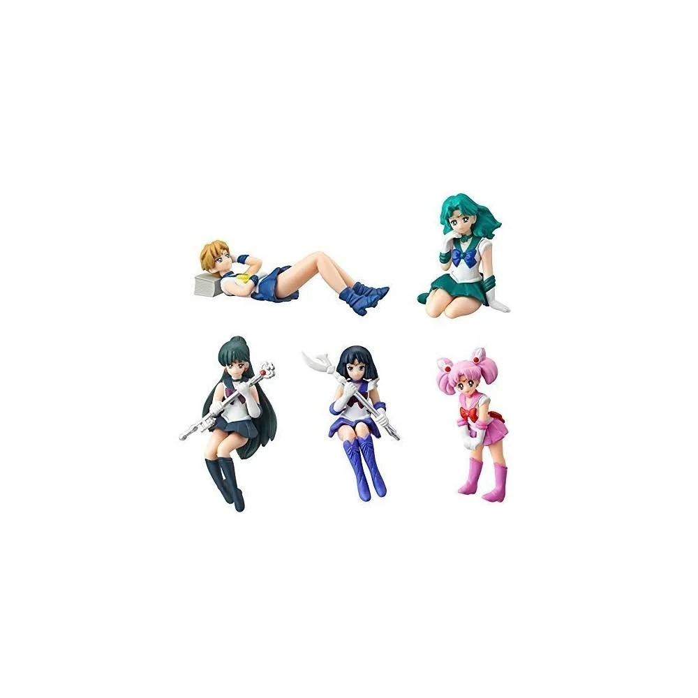 Bandai Sailor Moon Desktop Mini Figure 2 Set of 5