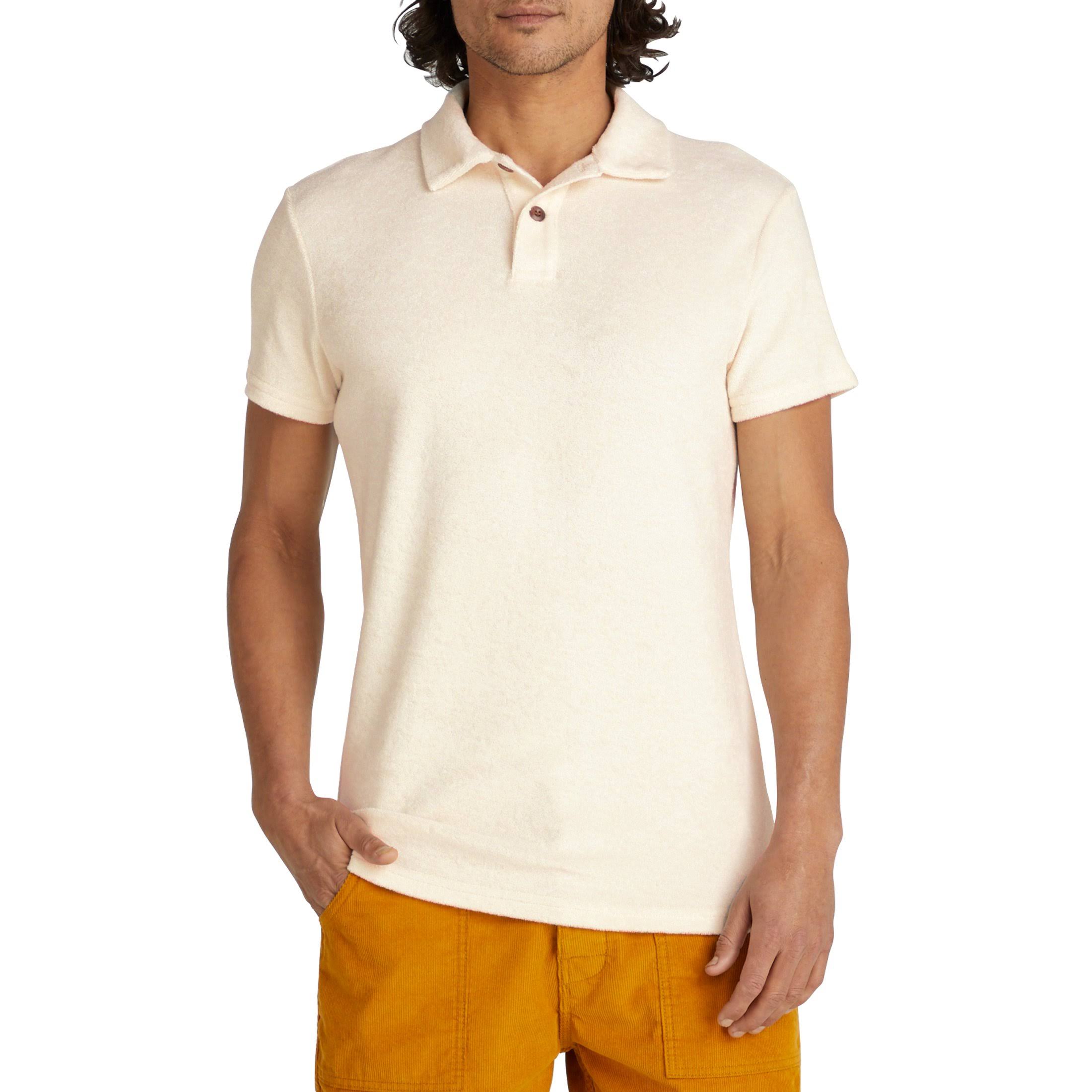 Men's Terry Polo - Natural | Birdwell Beach Britches XL / Natural 057