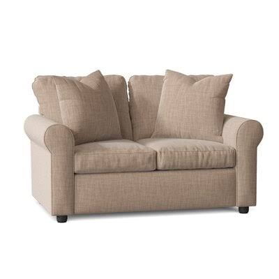 Wolsingham 60x22 Rolled Arm Loveseat with Reversible Cushions Birch Lane Body Fabric: Conversation Linen