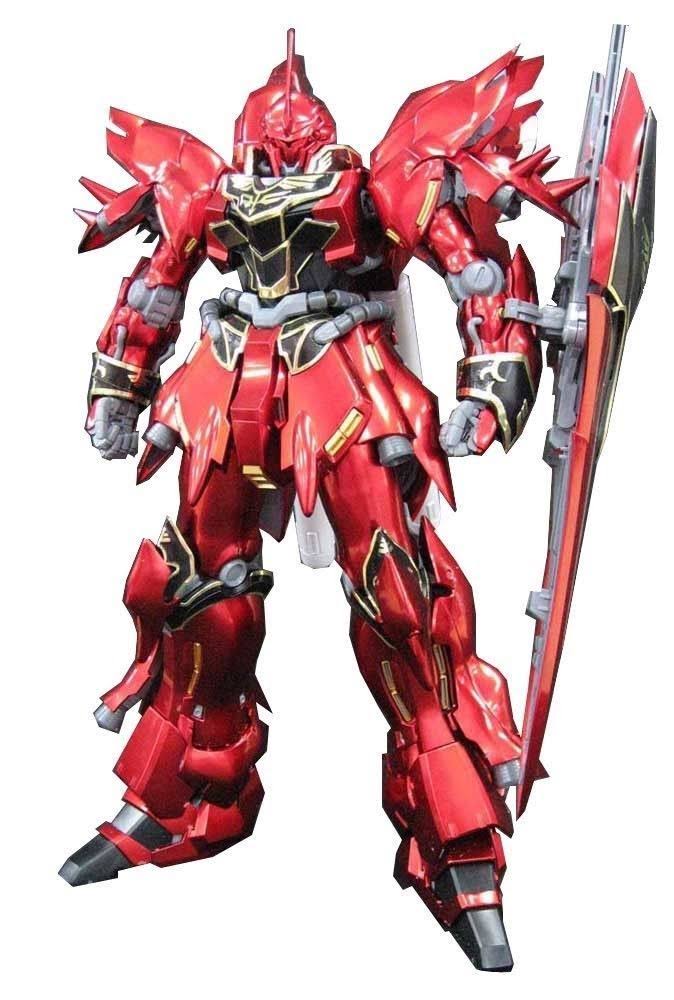 Bandai 1/100 mg MSN-06S Sinanju Ver. KA Titanium Finish