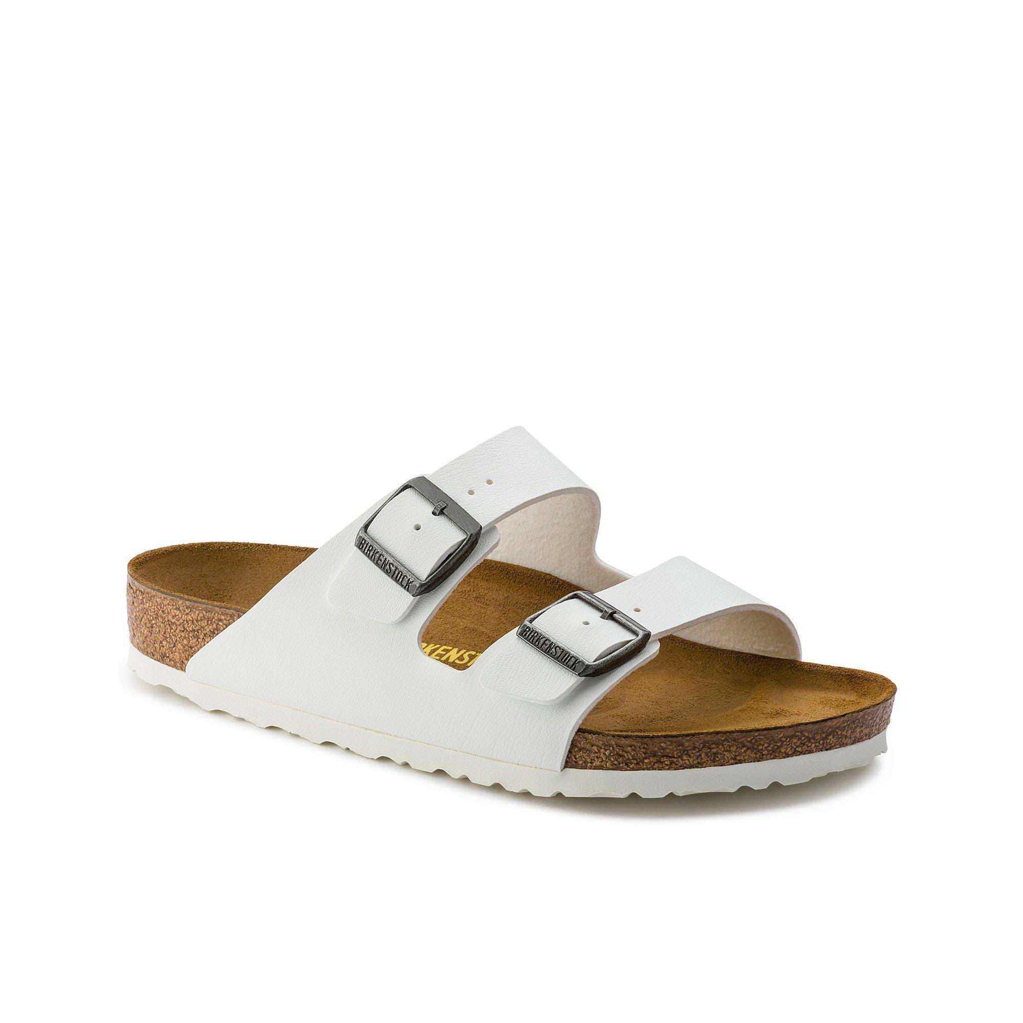 Birkenstock Women's Arizona Sandals, 42 M, White