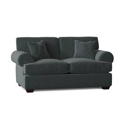 Workington 67x22 Rolled Arm Loveseat Body Fabric: Vault Aegean