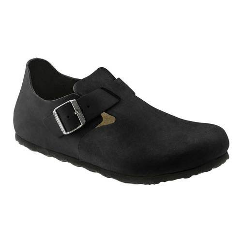 Birkenstock Women's London Oiled Leather, Size: 46 R, Black
