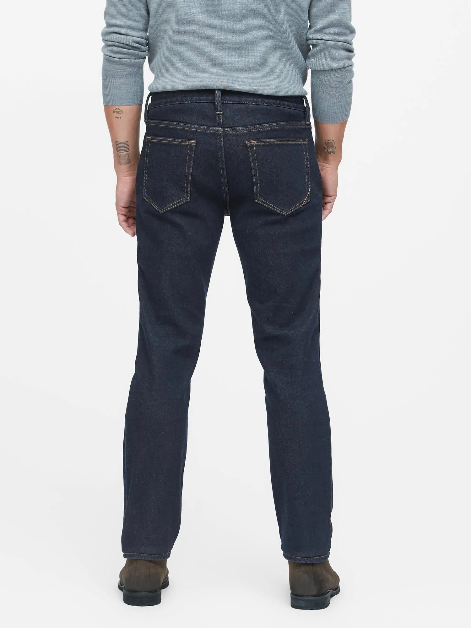 Banana Republic Men's Straight Legacy Jean Rinse Dark Wash Size 38W 34L