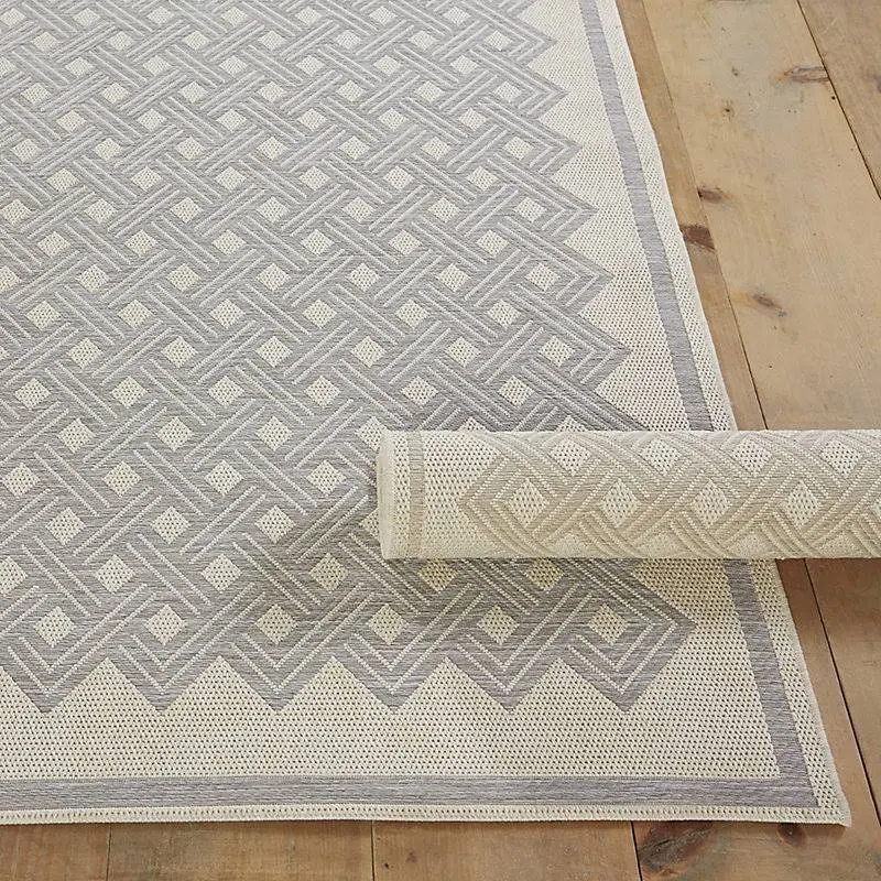 Suzanne Kasler Diamond Performance Rug Sand 7&7x22 x 10&10x22 - Ballard Designs