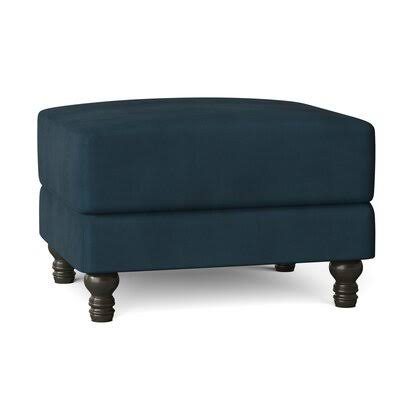 Birch Lane Montgomery 31x22 Rectangle Standard Ottoman Body Fabric: Tina Gulfstream