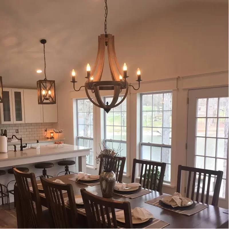 Phifer 6-Light Candle Style Empire Chandelier August Grove Finish: Bronze/Weathered Gray