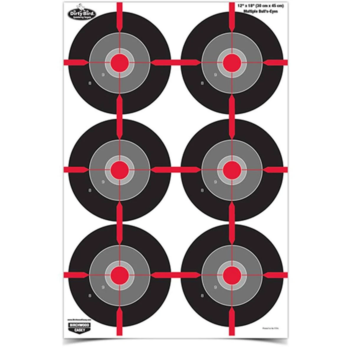Birchwood Casey DB 12x22x18x22 Multiple Bull&s-eye Tgt-100