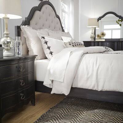 Affric Upholstered Panel Headboard Birch Lane Size: Queen