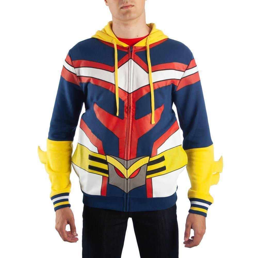 All Might Hoodie My Hero Academia S / Navy
