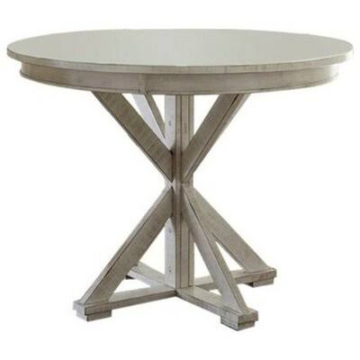 Lockridge Counter Height Dining Table Finish: Distressed White