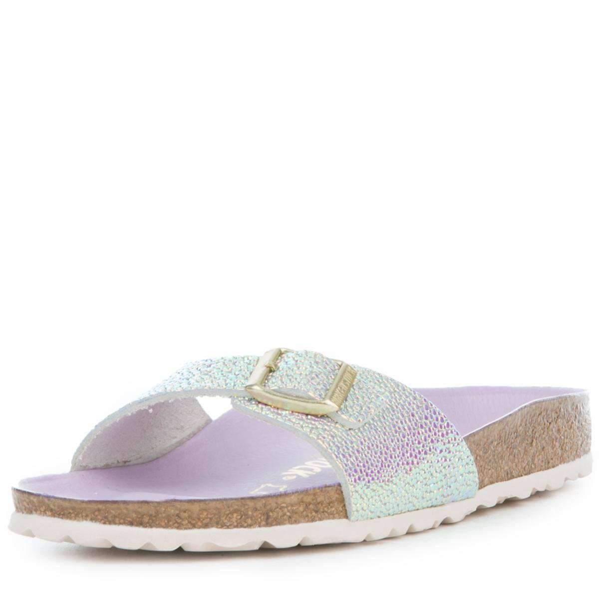 Birkenstock Madrid Ombre Pearl Silver Orchid Sandals 40 / Ombre Pearls Silver/Orchid