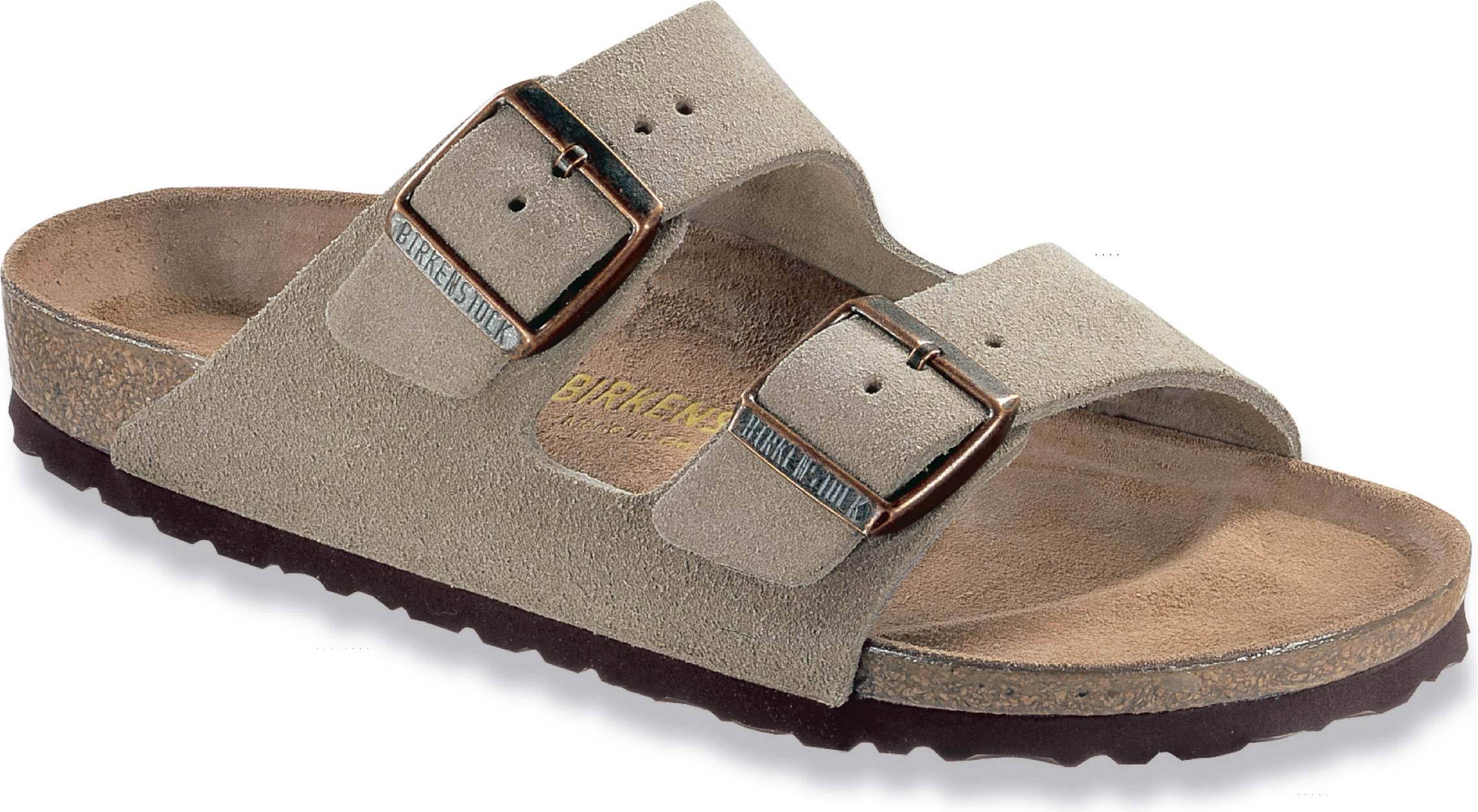 Birkenstock Arizona Suede Sandal, Size: 41 N, Brown