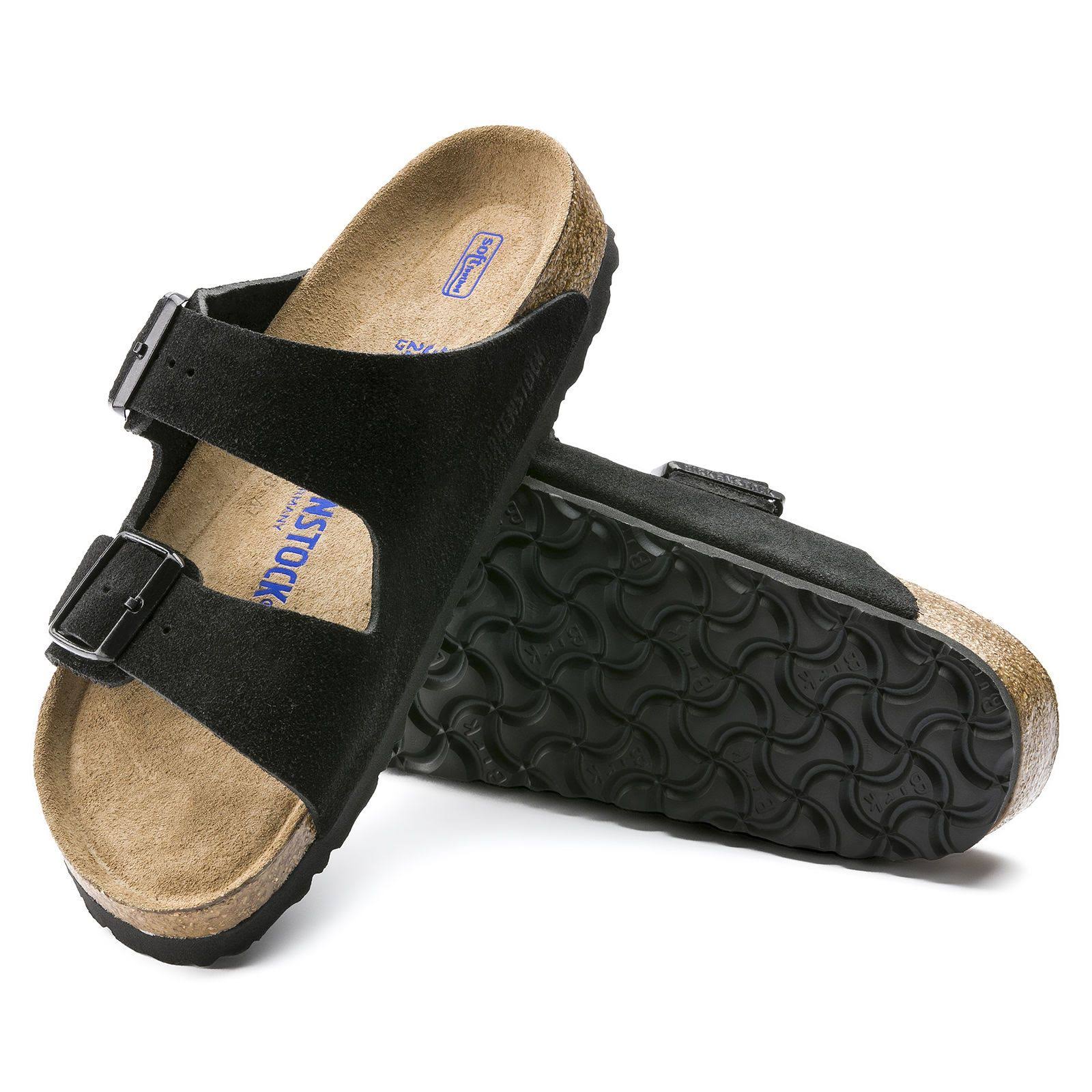 Birkenstock Arizona Soft Footbed - Suede Mocha / 44 / Narrow
