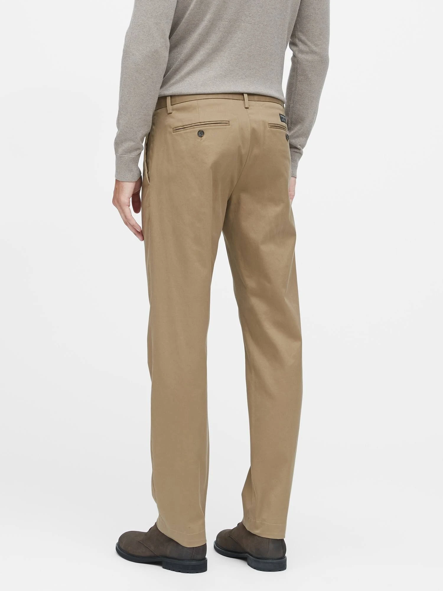 Banana Republic Men's Emerson Straight Rapid Movement Chino Pant Airforce Khaki Size 32W 32L