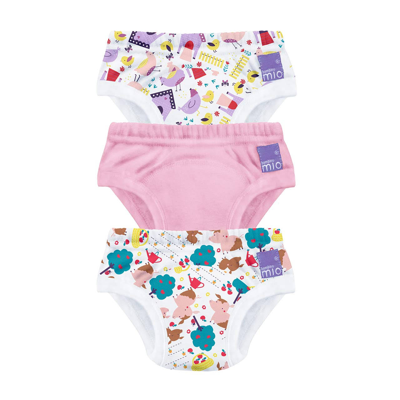 Bambino Mio, Potty Training Pants, Puddle Pigs, 18-24 Months, 3 Pack