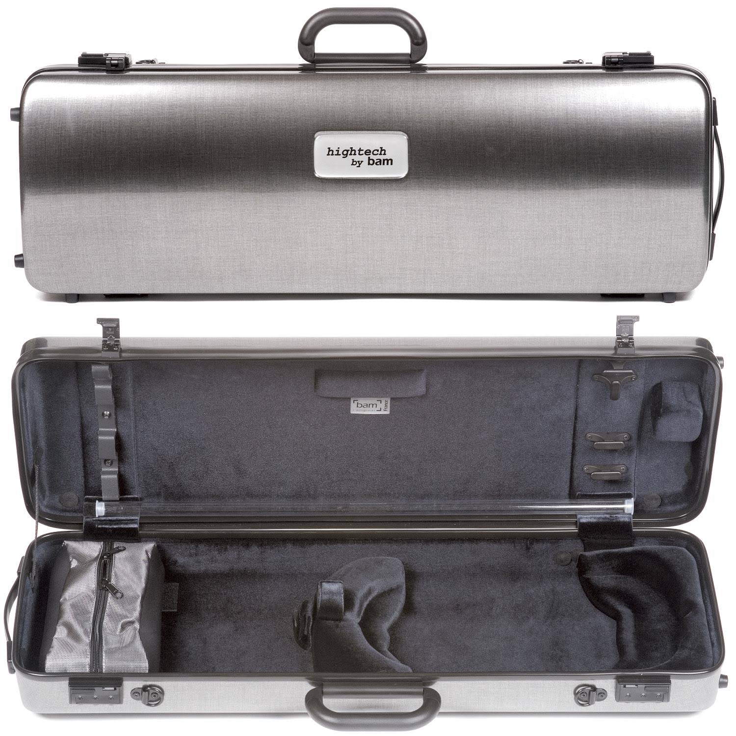 BAM 2001XLT Hightech Oblong Violin Case Without Pocket Tweed Look