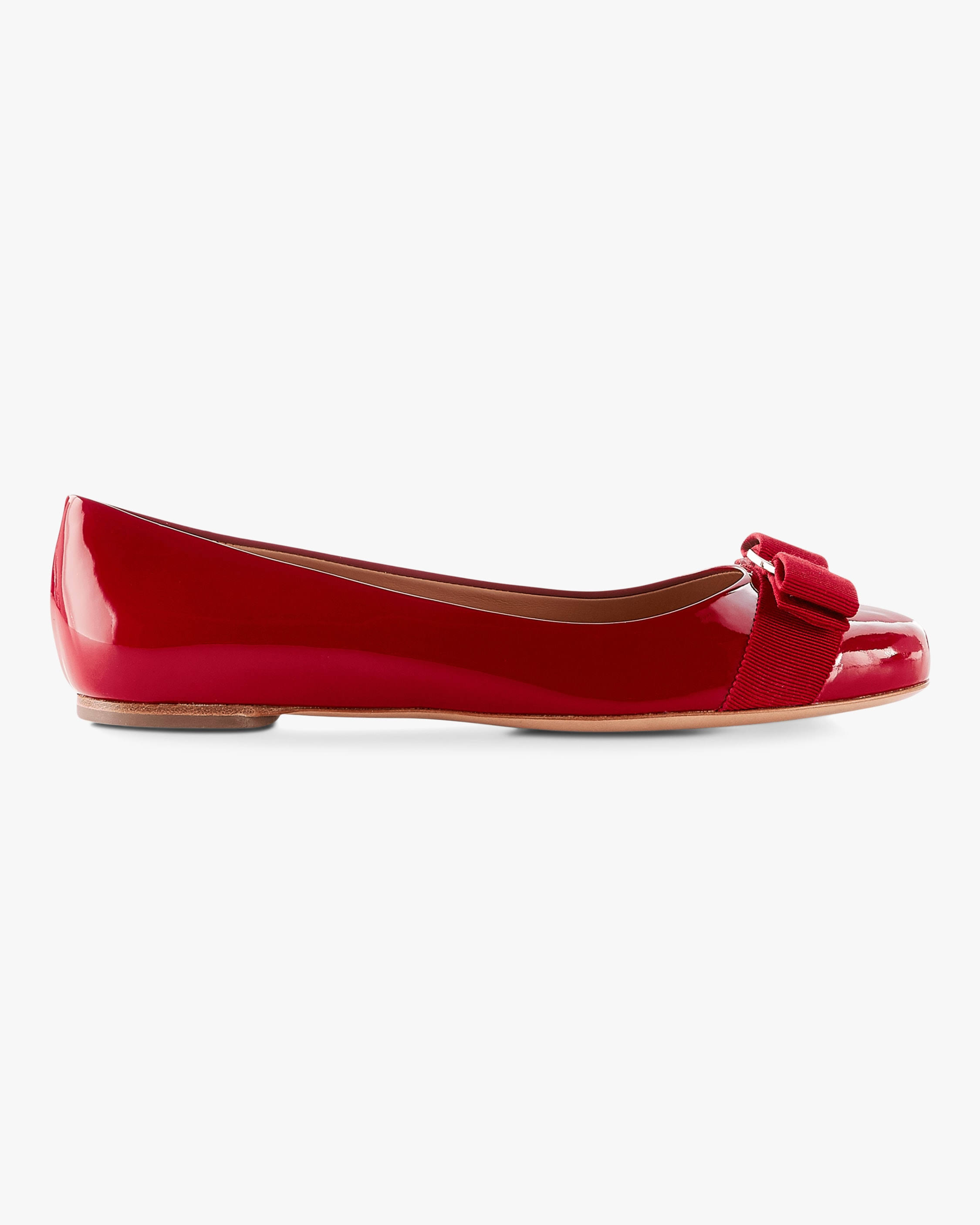 Salvatore Ferragamo Varina Ballet Flat Red 8