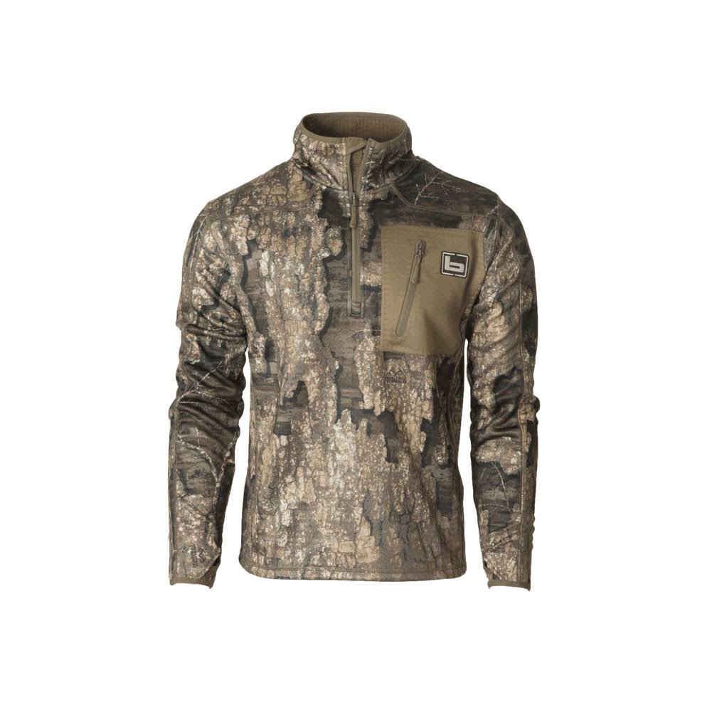 Banded 1/4 Zip Mid Layer Fleece Pullover