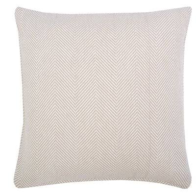 Anthonyville Cotton Throw Pillow Cover & Insert Color: Sandstone