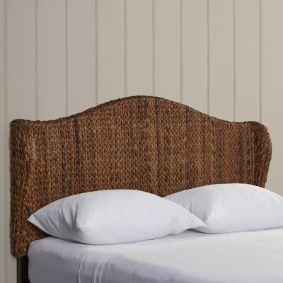 Colrain Wingback Headboard Size: Queen, Color: Brown