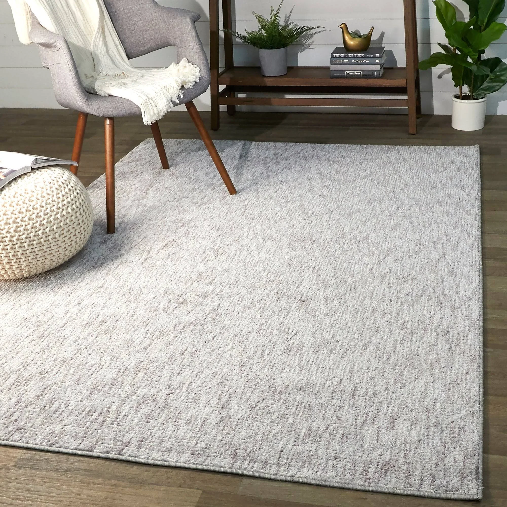 Balta Riordan Grey 5 ft. x 7 ft. Flatweave Area Rug