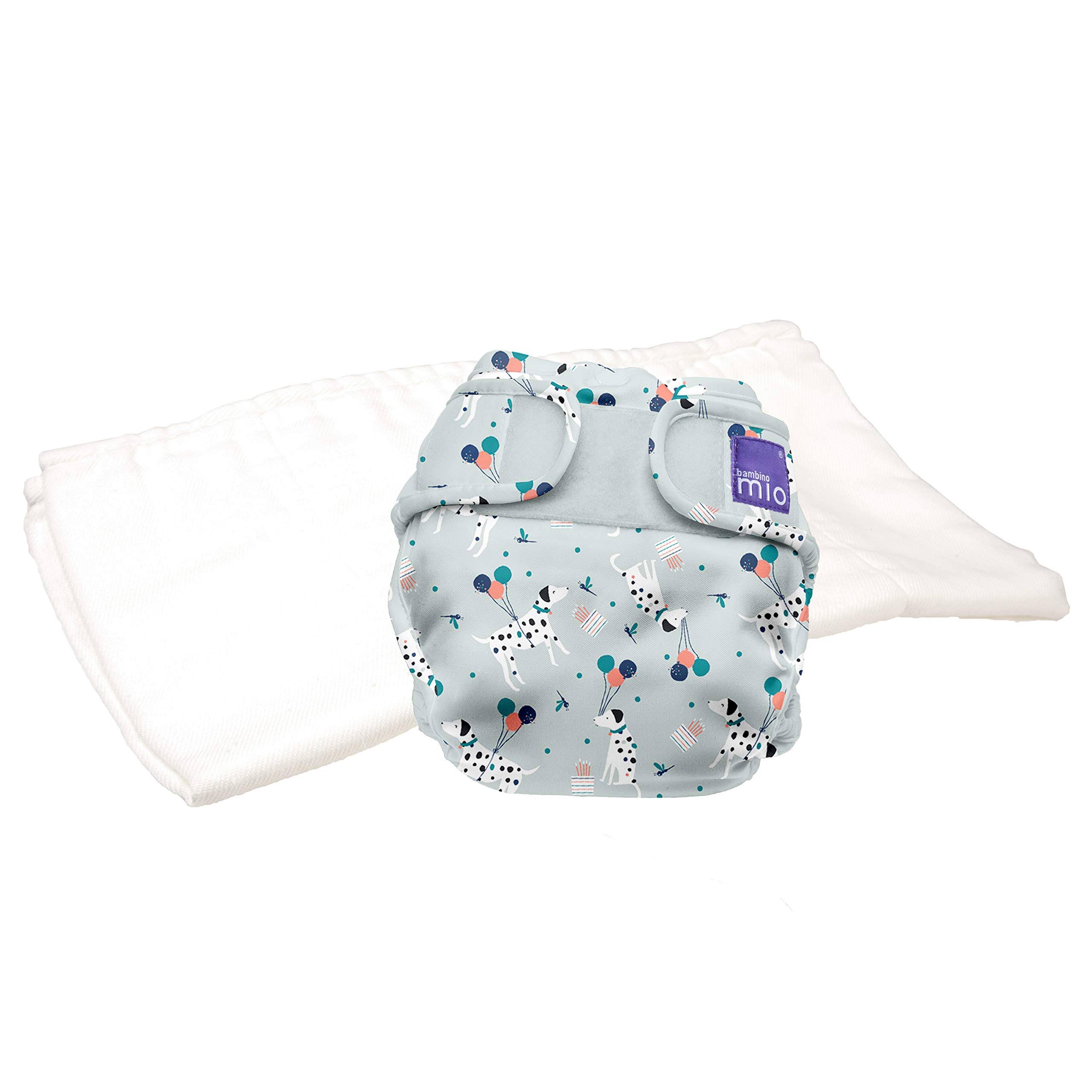 Bambino Mio mioduo Two-Piece Cloth Diaper, Puppy Party / Size Two
