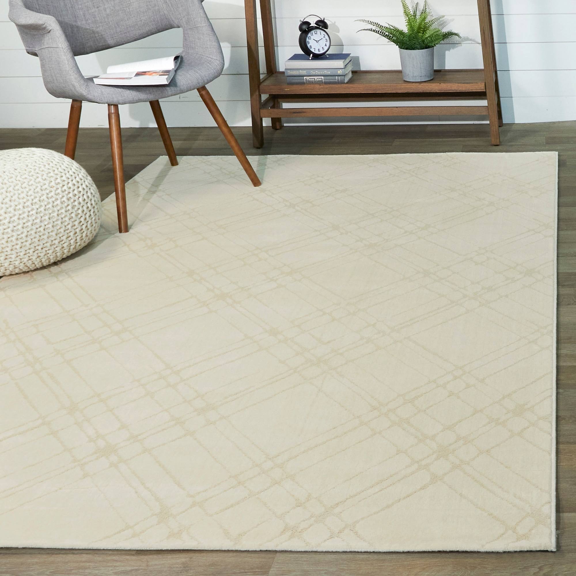 Spencer Transitional Area Rug - 2&7x22 x 7& Runner - Ivory
