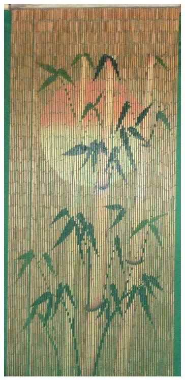 Bamboo54 Sun and Tree Silhouette Curtain