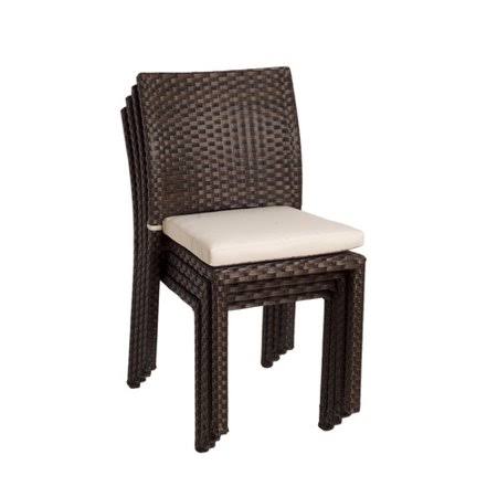 Brighton Stacking Patio Dining Chair with Cushion Sol 72 Outdoor