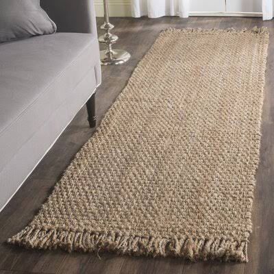 Cummington Handmade Flatweave Jute/Sisal Natural Area Rug Birch Lane Rug Size: Runner 2&6x22 x 10&