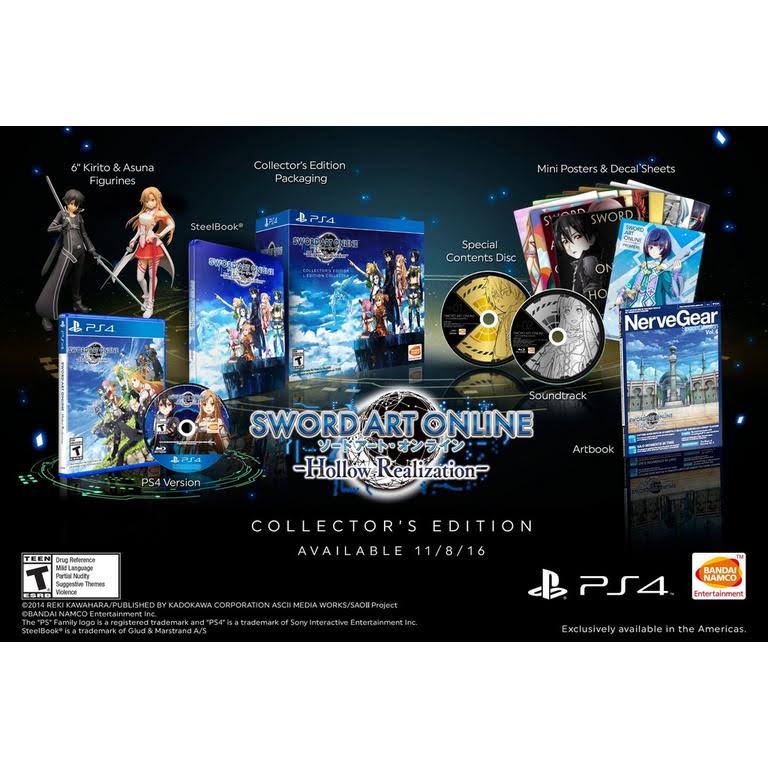 Sword Art Online Hollow Realization Collector&s Edition - PlayStation 4