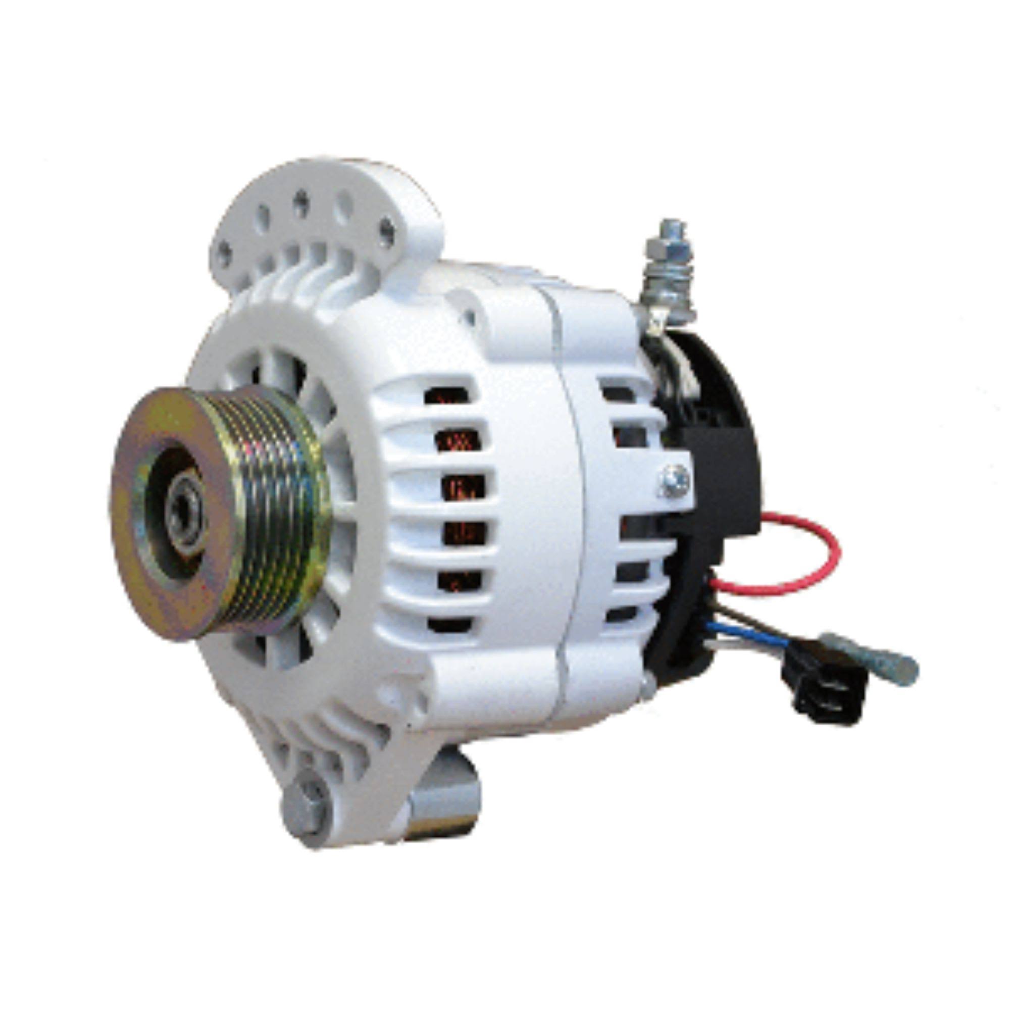 Balmar Alternator 120 Amp 12V 1-2x22 Single Foot Single K6 Pulley w-Isolated Grounding