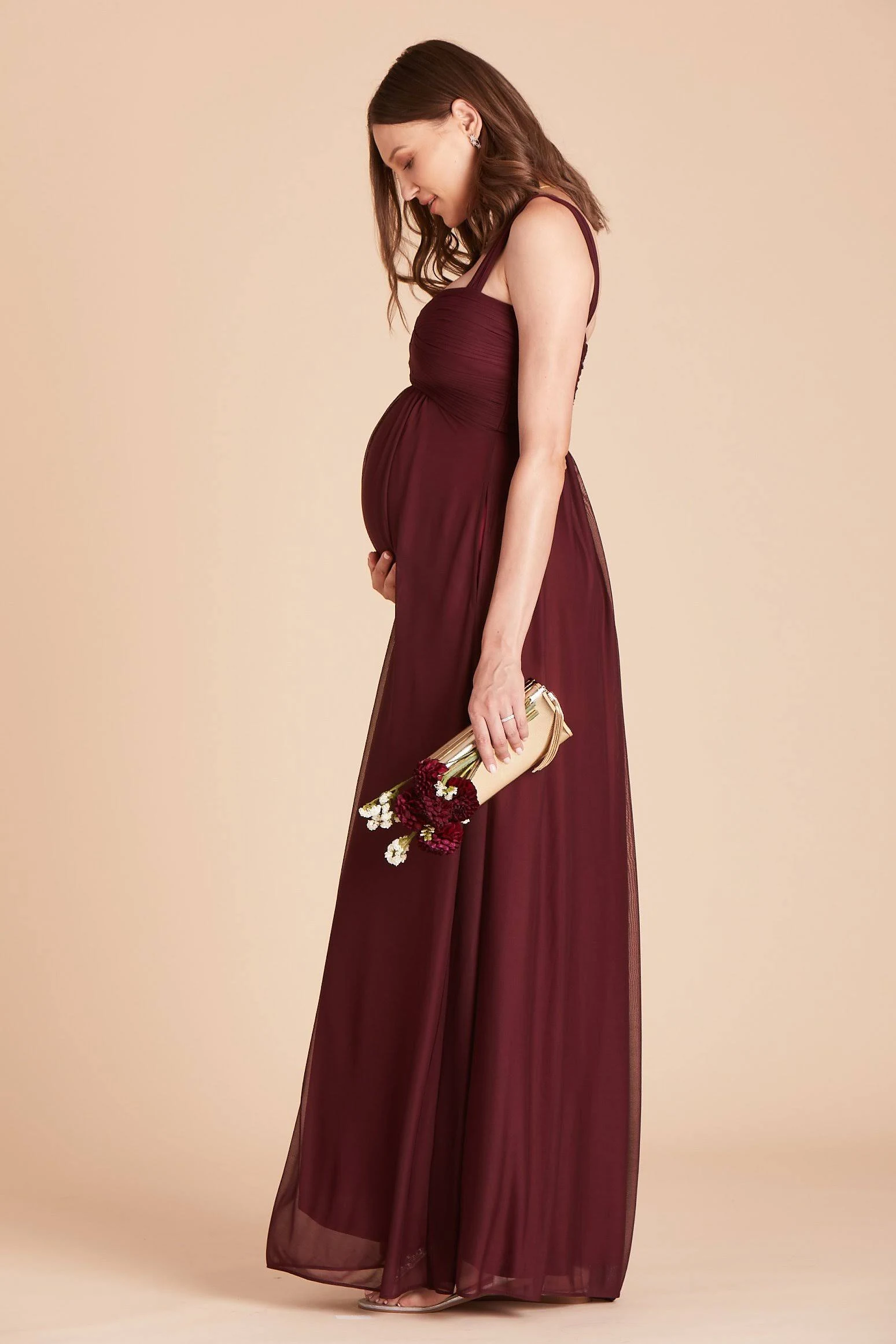 Birdy Grey Maria Convertible Bridesmaid Dress in Cabernet S / Cabernet