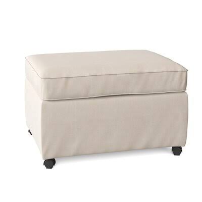 Birch Lane Gillis 28x22 Rectangle Standard Ottoman Body Fabric: Fandango Indigo
