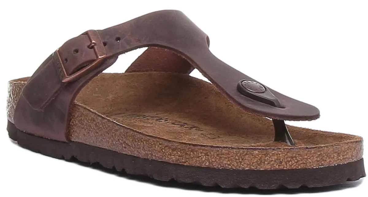 Birkenstock Gizeh in Dark Brown | Narrow Fit 5 UK - 38 EU - 7/7.5 US / Dark Brown
