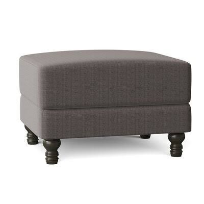Birch Lane Montgomery 31x22 Rectangle Standard Ottoman Body Fabric: Zula Charcoal