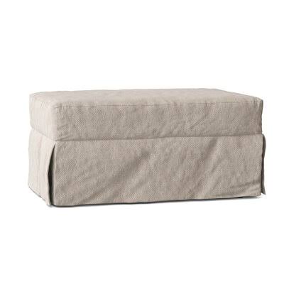Birch Lane Fairchild 44x22 Rectangle Standard Ottoman Body Fabric: Nobletex Platinum