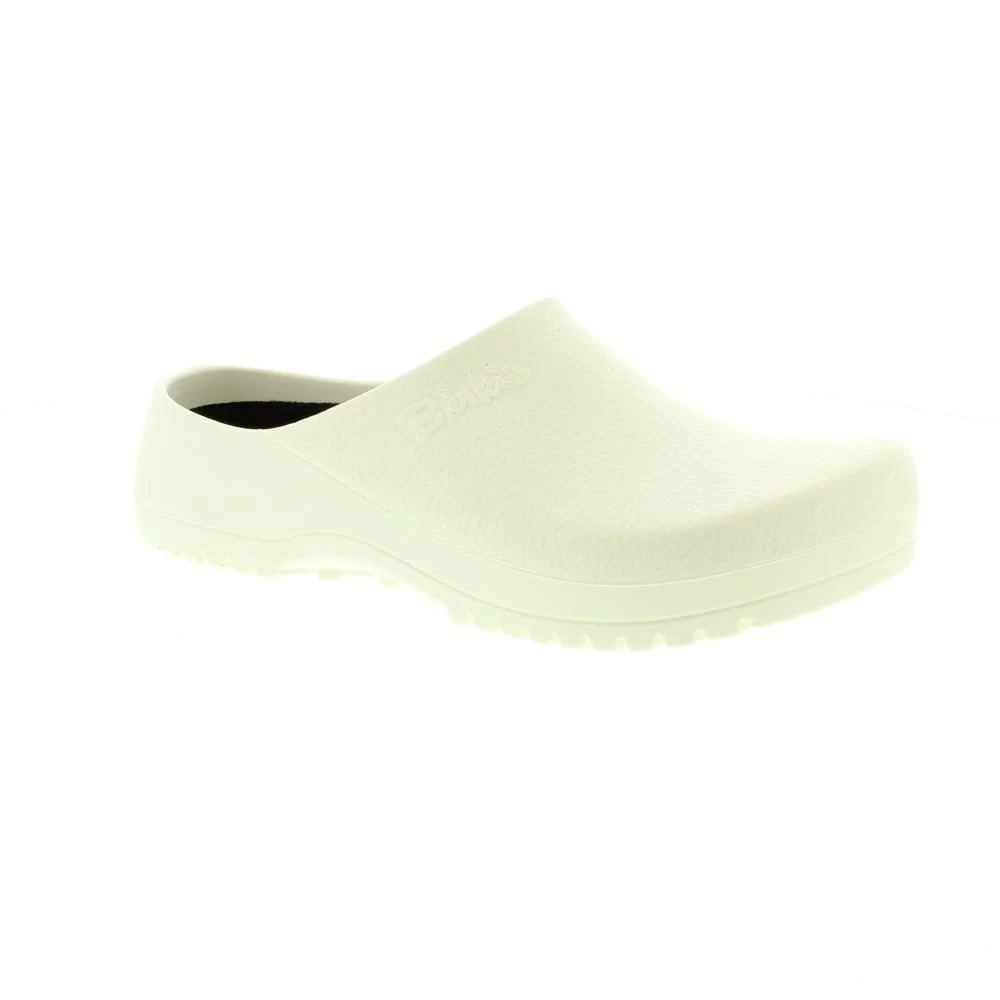 Birkenstock Super-Birki 68021 Unisex PU Occupational Clogs White